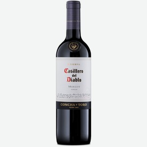 Вино Casillero del Diablo Merlot Reserva красное сухое 0,75 л