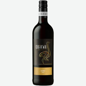Вино Obikwa Shiraz красное полусухое 0,75 л