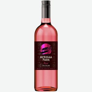 Вино Afrikaa Park Rose розовое сухое 0,75 л