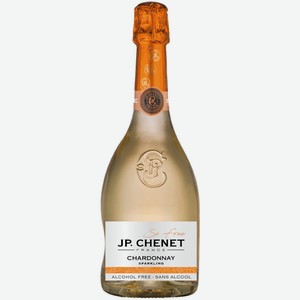 Белое игристое вино J. P. Chenet,  So Free  Sparkling Chardonnay, Alcohol Free, 0.75 л, Франция