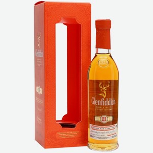 Виски Glenfiddich 21 год 0,2 л в подарочной упаковке