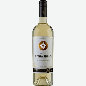 Белое сухое вино Torres,  Santa Digna  Reserva Sauvignon Blanc, 2021, 0.75 л, Чили
