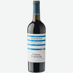 Вино Chateau Tamagne Krasnostop красное сухое 0,75 л
