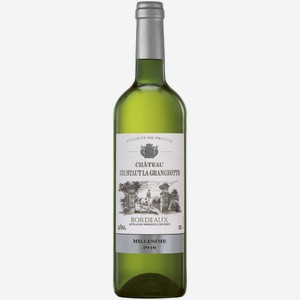 Вино Chateau Coustaut La Grangeotte Bordeaux белое сухое 0,75 л