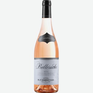 Розовое сухое вино M.Chapoutier, Cotes-du-Rhone  Belleruche  Rose AOC, 2021, 0.75 л, Франция