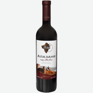 Вино Лази Алазани красное полусухое 0,75 л