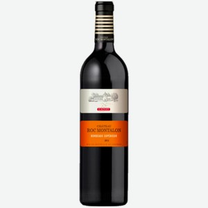 Вино Calvet Chateau Roc Montalon Bordeaux красное сухое 0,75 л