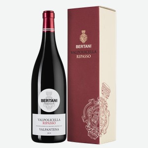 Вино Valpolicella Ripasso Valpantena в подарочной упаковке, Bertani, 1.5 л., 1.5 л.
