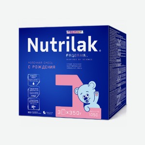 Смесь Nutrilak Premium 1 молочная с рождения 1050 г