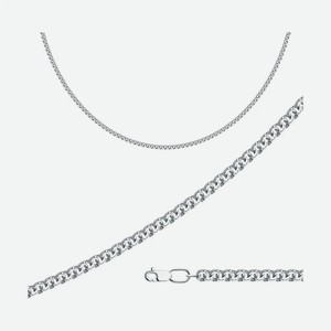 Цепь SOKOLOV из серебра, плетение Бисмарк, 925 проба 968140604, размер 50 см