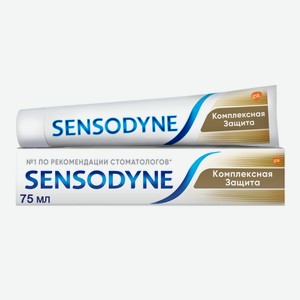 Зубная паста Sensodyne Комплексная защита для чувствительных зубов мятная с фтором, 75мл Словакия