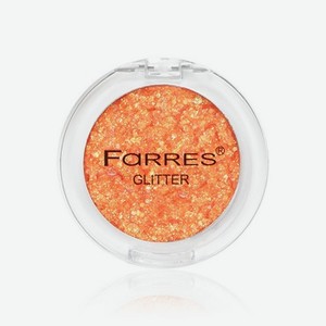 Тени для век Farres Glitter Оранжевый 3г