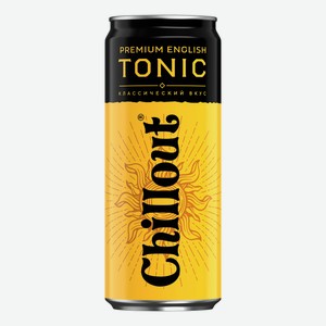 Газированный напиток Chillout Premium English Tonic 0,33 л