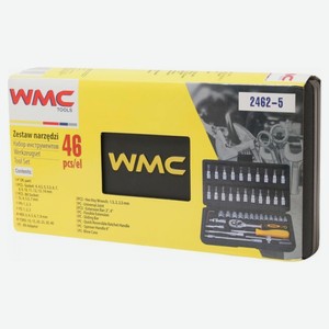 Набор инструментов WMC 2462-5 в кейсе, 46 предметов