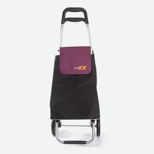 Сумка-тележка Joy Home Cargo черно-фиолетовая