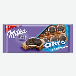 Шоколад Milka Oreo Sandwich 92г