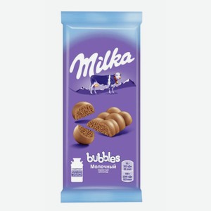 Шоколад Milka Bubbles 76г молочный пористый