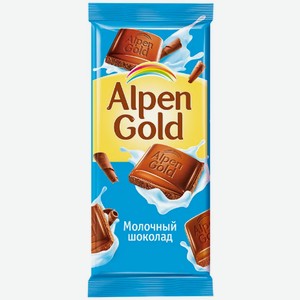 Шоколад Alpen Gold 85г молочный арахис и кукурузные хлопья