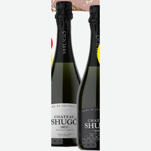 Игристое вино Шато Шуго белое брют/белое сладкое 11,5%, 0,75л