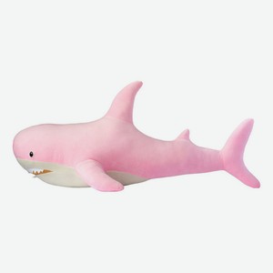 Мягкая игрушка Дивале Акула розовая 45 см