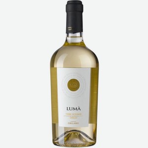 Вино тихое белое сухое ординарное сортовое Кантине Селларо ГРИЛЛО ЛУМА 0.75 л