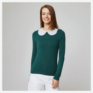 Пуловер женский InExtenso зеленый