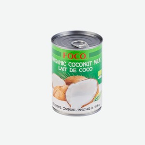 Кокосовое молоко Organic Foco 10-12% 400 мл