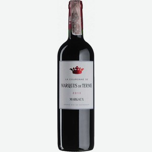 Вино Marquis de Terme La Couronne красное сухое 12.5% 0.75л Франция Бордо