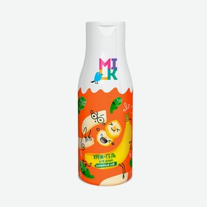 Milk гель-крем для душа (банановый рай, клубничный коктейль), 500мл