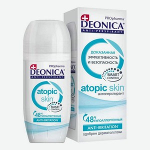 Антиперспирант роликовый для тела Deonica Propharma Atopic Skin женский 50 мл
