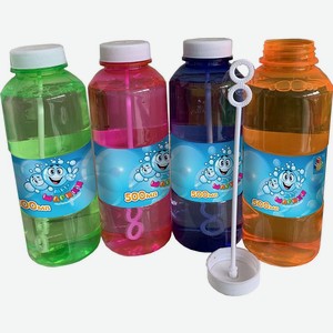 Мыльные пузыри 1TOY Мы-Шарики 500 мл бутылка, венчик внутри, цвет в ассорт арт.Т19919