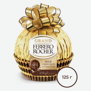 Шоколад молочный FERRERO Rocher Grand, 125 г