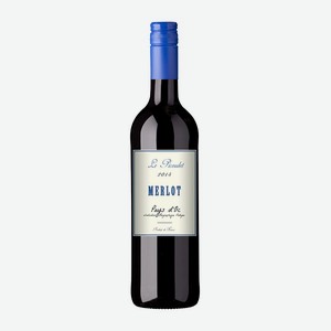 Вино Ле Пикуле Мерло ОС красное сухое 12,5%, 0,75л А,1,2,6