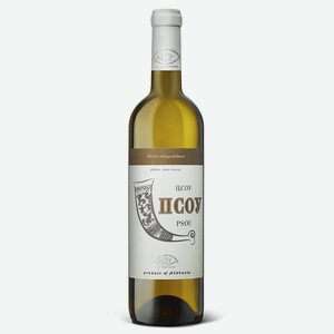 Вино Псоу ординарное белое полусладкое 11% 0,75л А,1,2,6