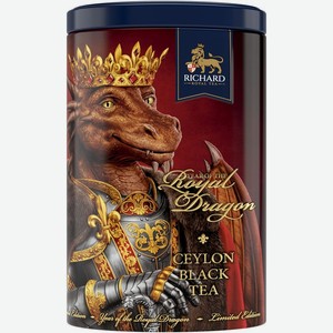 Чай черный Richard Year of the Royal Dragon листовой 80 г, металлическая банка