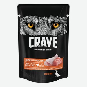 Влажный корм Crave для собак курица 85 г