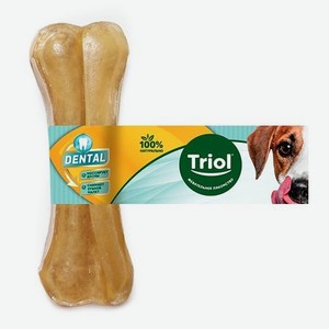 Лакомство для собак Triol Dental 20г косточка жевательная 7.5см