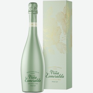 Белое сухое ђино Torres,  Vina Esmeralda  Sparkling Brut, 2020, gift box, 0.75 л, Испания