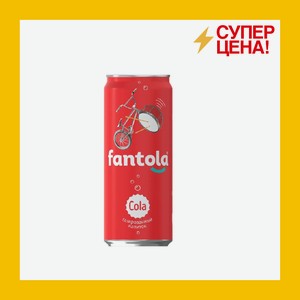 Лимонад Фантола Кола 0,45 л ж/б