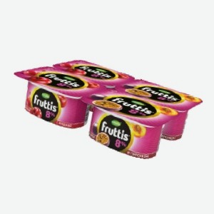 Йогурт  Фруттис , супер экстра, в ассортименте, 8%, 115 г