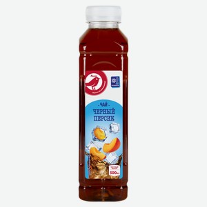 Чай черный холодный АШАН Красная птица со вкусом «Персик», 500 мл