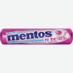 Жевательная резинка Mentos тутти-фрутти, драже, 15.5 г х 24 шт
