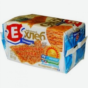 Хлеб вафельный «Елизавета» 80 гр. с железом и витаминами