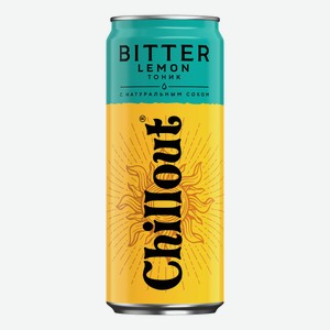Газированный напиток Chillout Bitter Lemon 0,33 л
