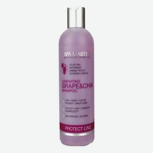 Шампунь для окрашенных волос Protect Line Laminating Grape & Chia Shampoo 330мл
