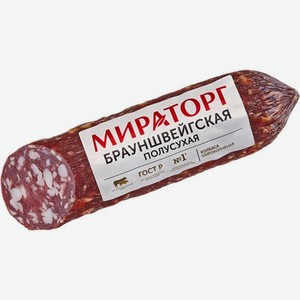 Колбаса Мираторг Брауншвейгская полусухая сырокопченая 300г