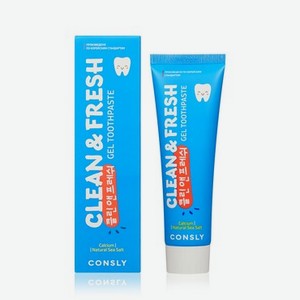 Зубная паста Consly Clean&Fresh с кальцием и натуральной морской солью 105г