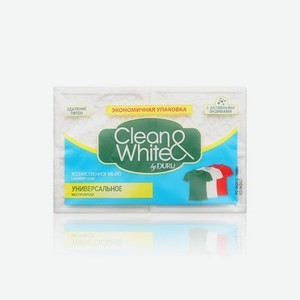 Универсальное хозяйственное мыло Duru Clean & White 120г* 4шт