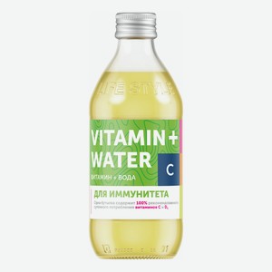Газированный напиток Сенежская Immuno Vitamin + water Lemongras 0,33 л