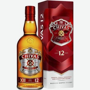 Виски  Chivas Regal  12 years old, with box, 1 л, Шотландия